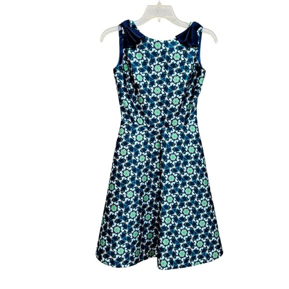 Ted Baker London Sainte Geo Bird Bow Fit & Flare Dress Size 0 - Picture 11 of 16